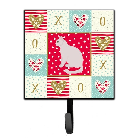 Carolines Treasures 4.25 x 1 x 7 in. Burmilla No.2 Cat Love Leash or Key Holder CK5750SH4